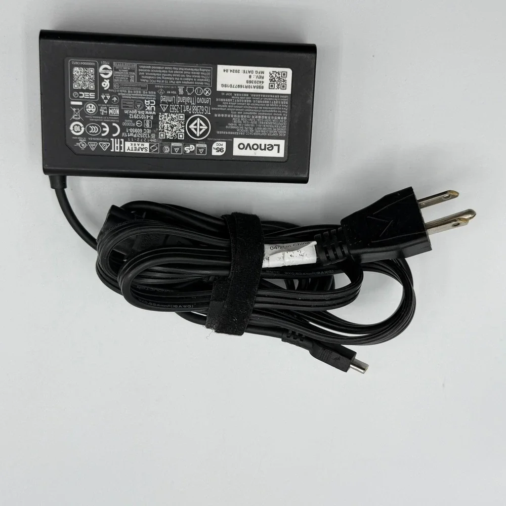 Genuine Lenovo 100W USB-C Laptop Charger AC Power Adapter ADL100YLC3A UNTESTED